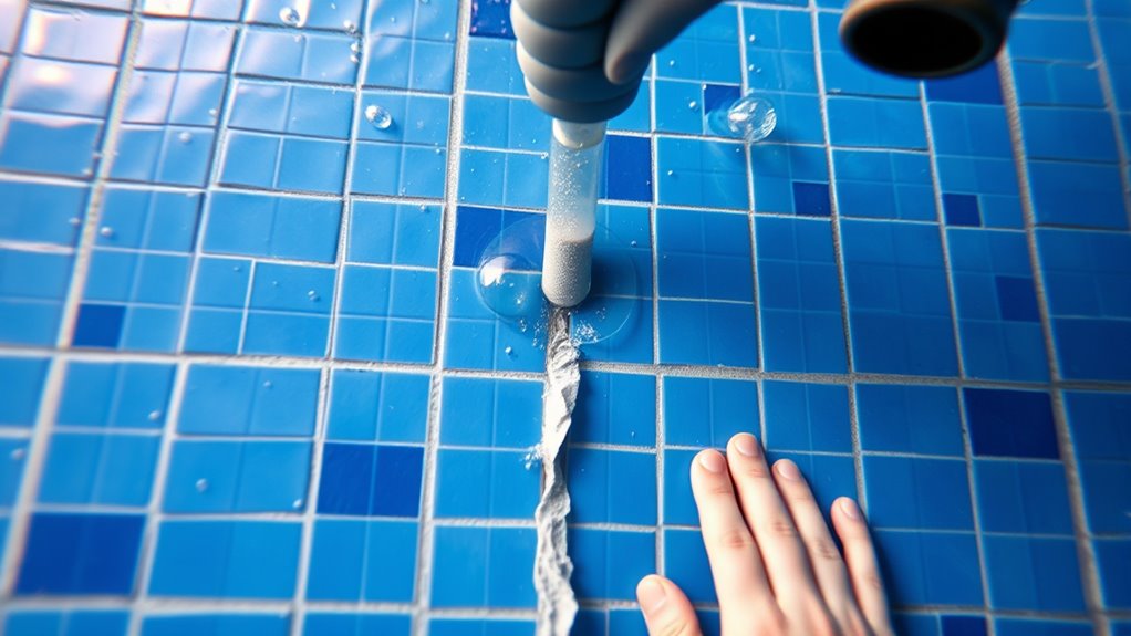 use underwater epoxy for cracks