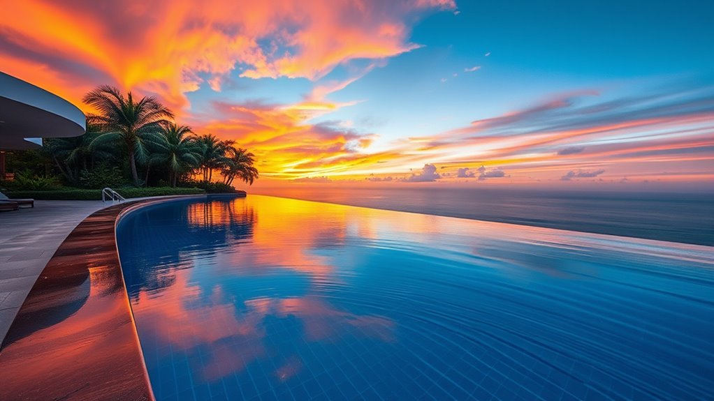 vanishing edge pool design