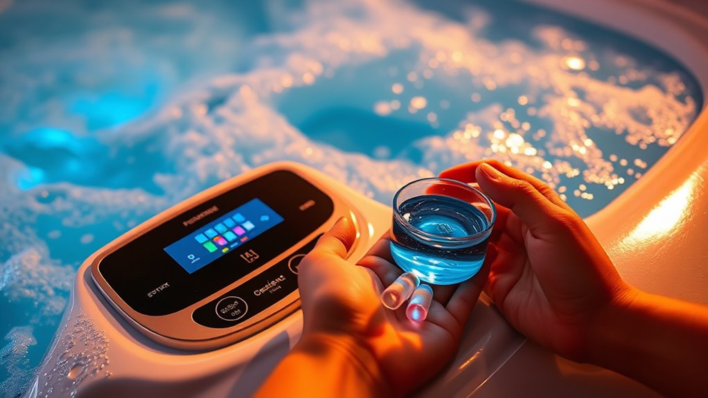 weekly hot tub maintenance