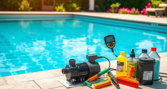 year round pool maintenance adjustments
