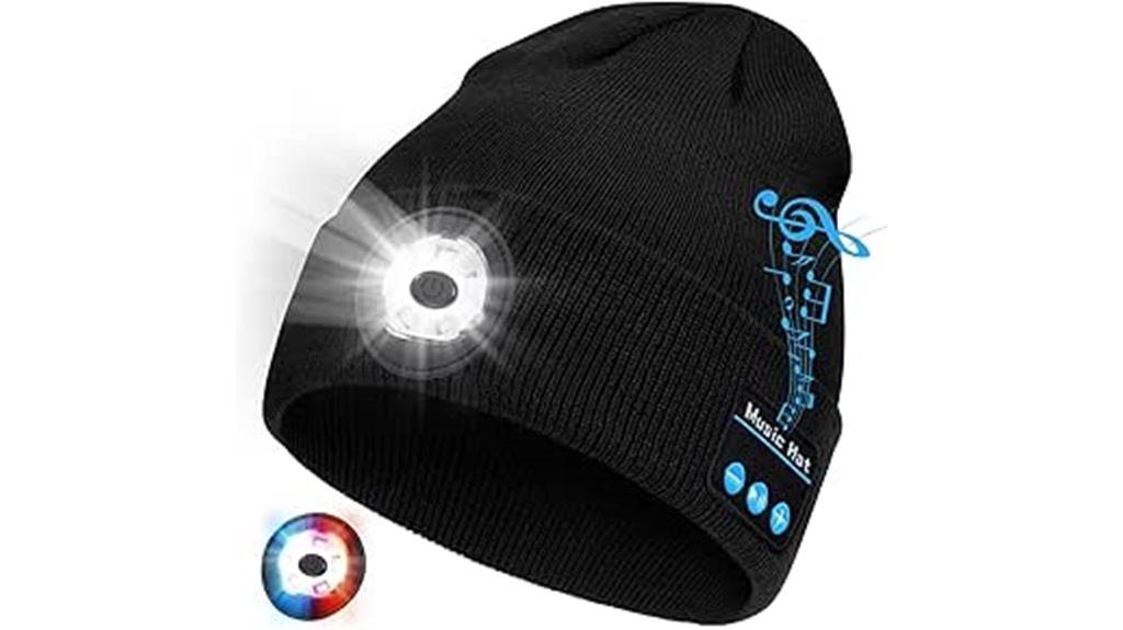 bluetooth light up beanie