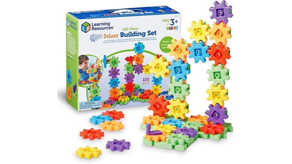 building set with 100 gears