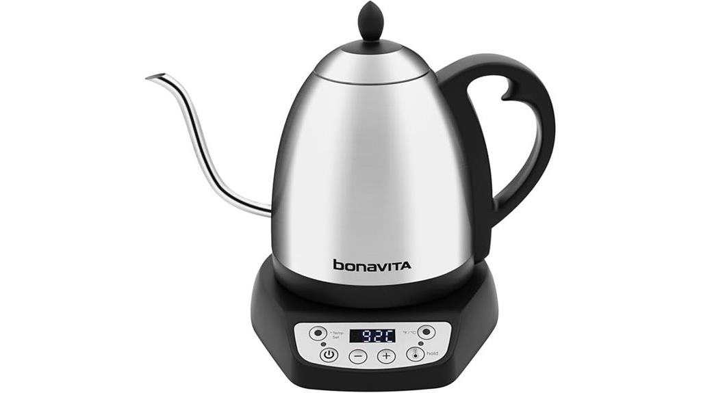 digital 1l kettle with adjustable temperature