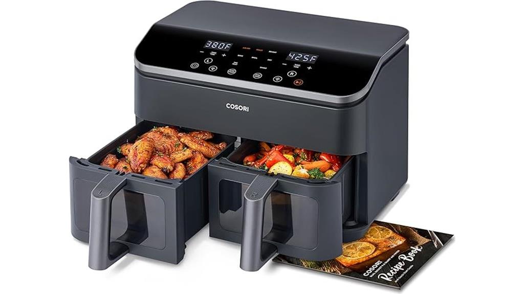 dual 9qt air fryer