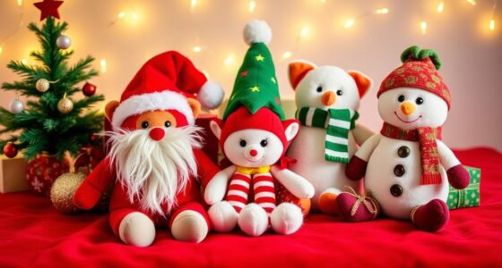 festive jellycat toy collection