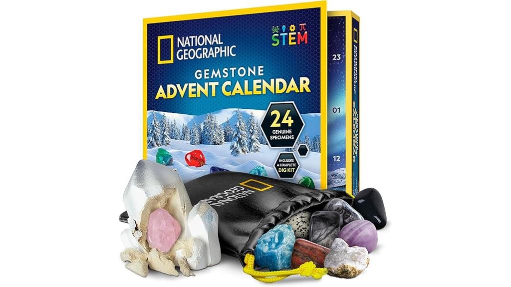 gemstone advent calendar collectible