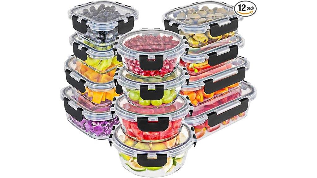 glass food storage containers
