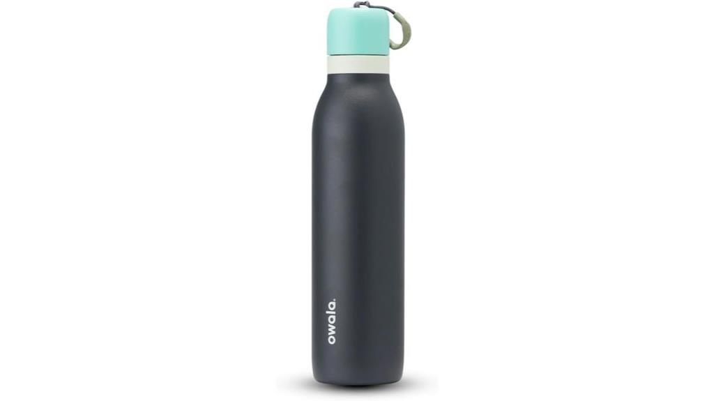 insulated steel bottle with straw