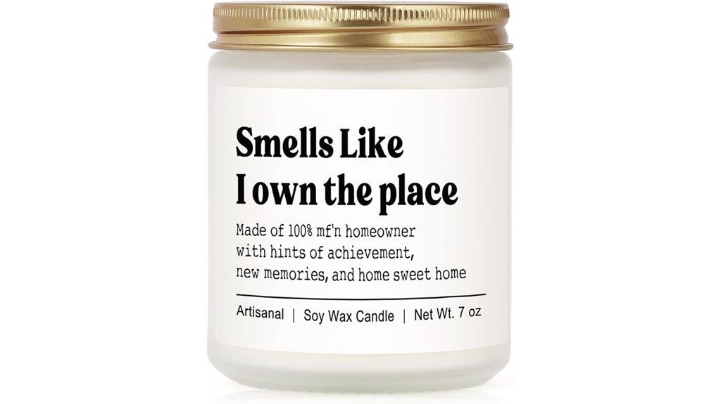new home housewarming candle
