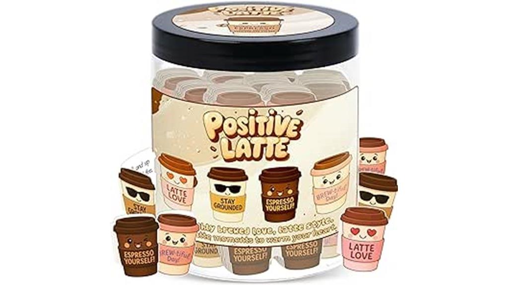 positive latte jar