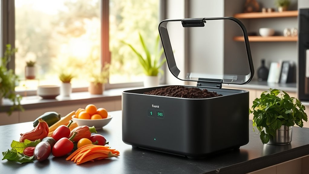 top electric kitchen compost bins