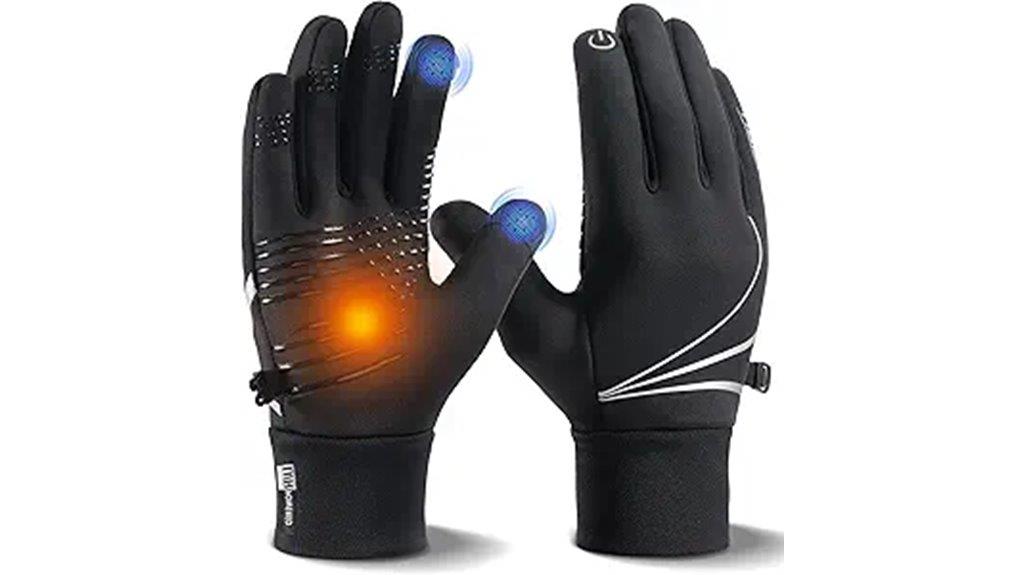 warm digital touch gloves
