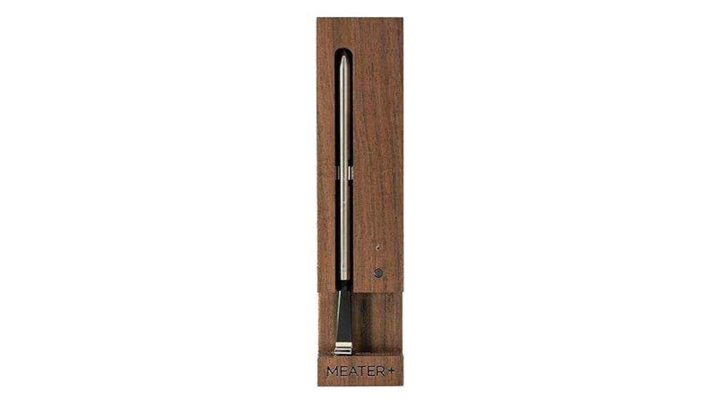 wireless walnut meat thermometer