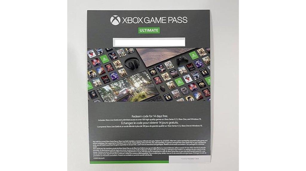 xbox game pass renewal key