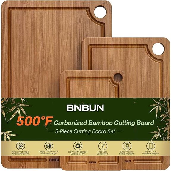 bamboo 3 piece cutting boards