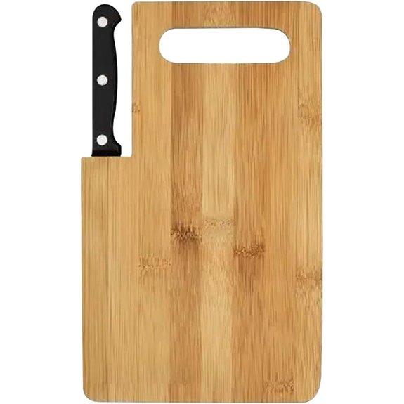 bamboo board with handle