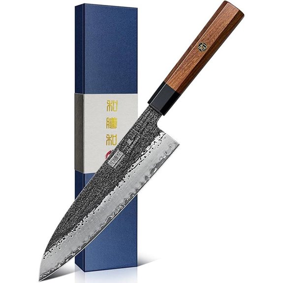 HOSHANHO 8 Japanese Chef Knife with Rosewood Handle