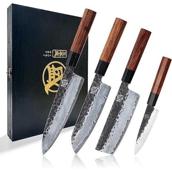 MITSUMOTO SAKARI 4-Piece Japanese Chef's Knife Set