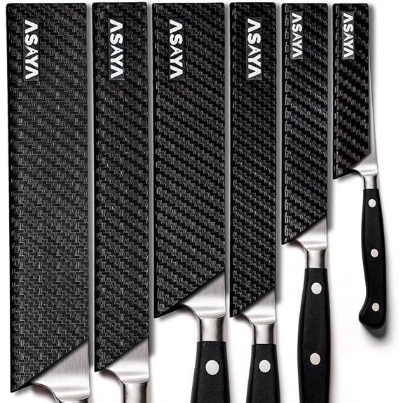 Asaya Knife Edge Guards 6-Pack Food Safe Blade Covers