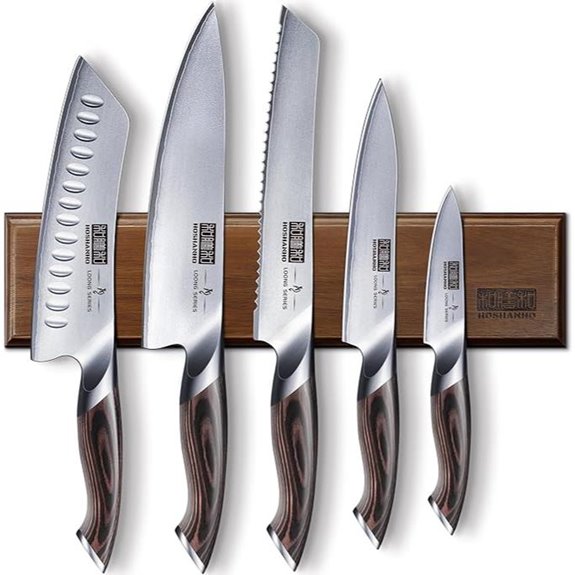 HOSHANHO 6-Piece Magnetic Japanese Chef Knife Set