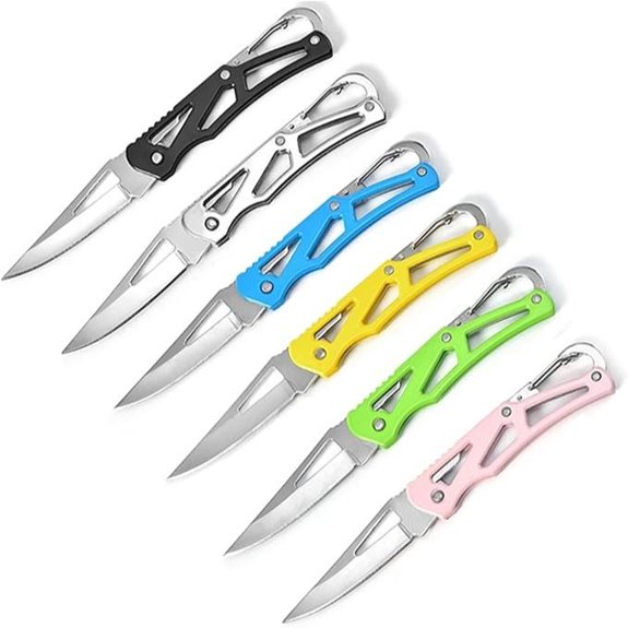 Six-Color Stainless Steel Folding Pocket Knife