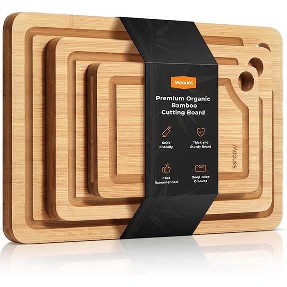 three piece bamboo board