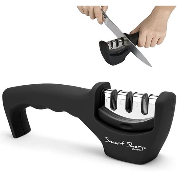 Lantana Smart Knife Sharpener 3-Stage Ergonomic Design