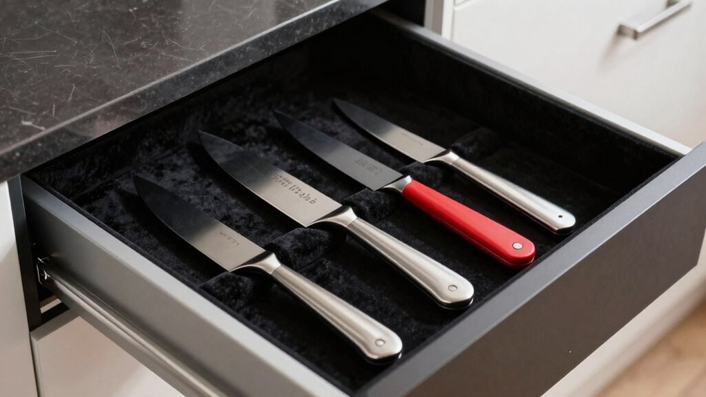 top knife drawer storage