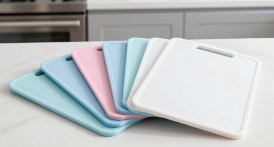 top plastic knife cutting boards