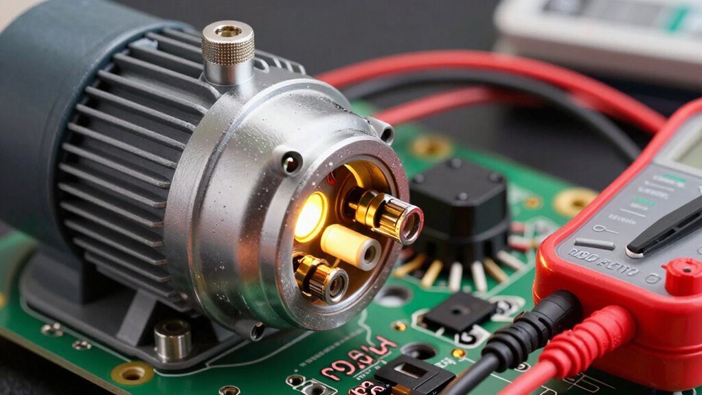 check pump power connections