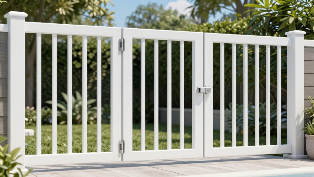 childproof pool gate features
