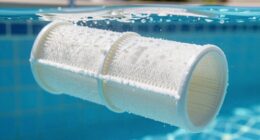 clean cartridge filter less frequently