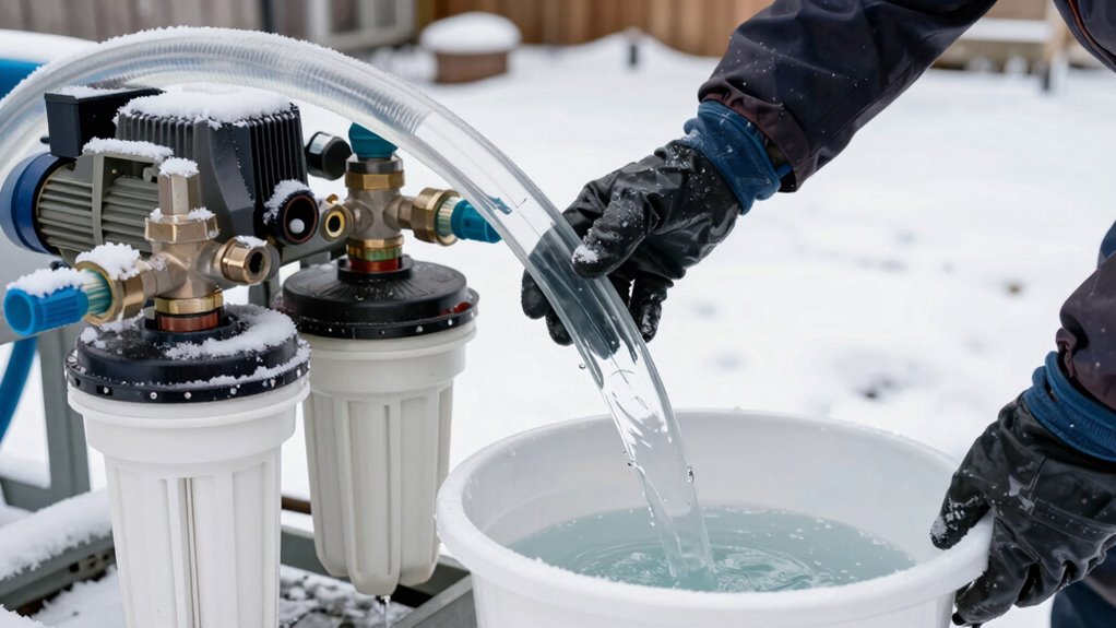 drain flush inspect store