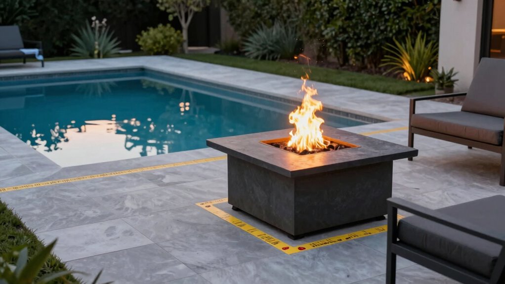 fire pit safety and aesthetics