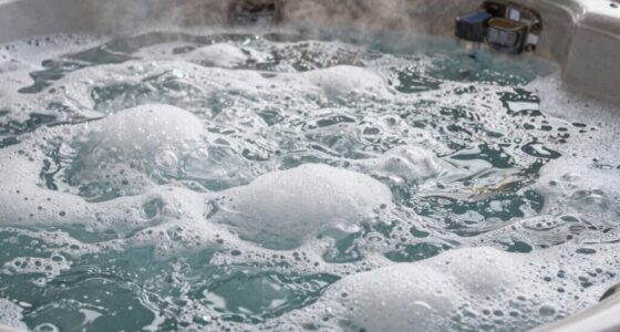 hot tub foam indicates contamination