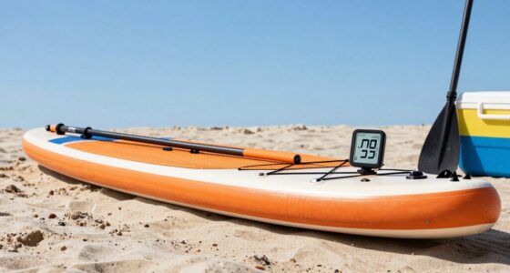 inflatable paddleboard setup