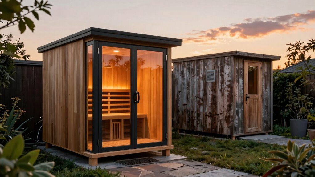 infrared saunas require less maintenance