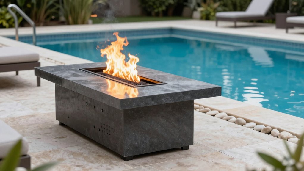 maintain safe fire water distance