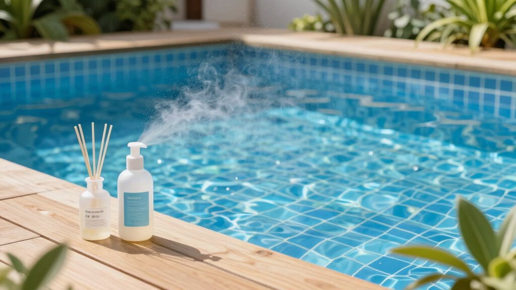 neutralize spa odor effectively