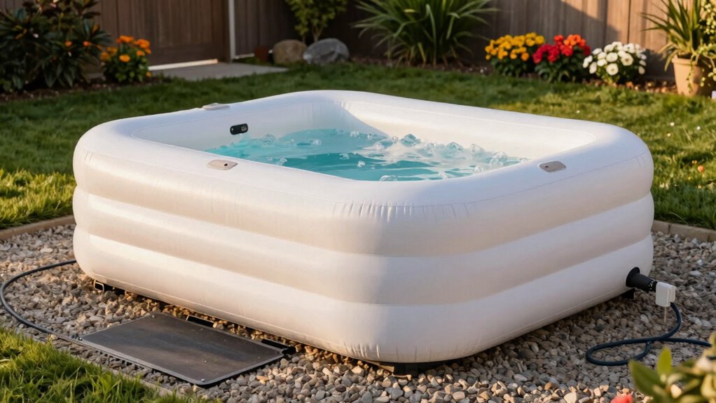 optimal hot tub placement