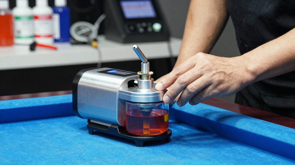 pool chemical dosing calibration