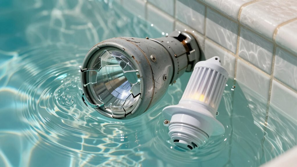 pool light replacement safety