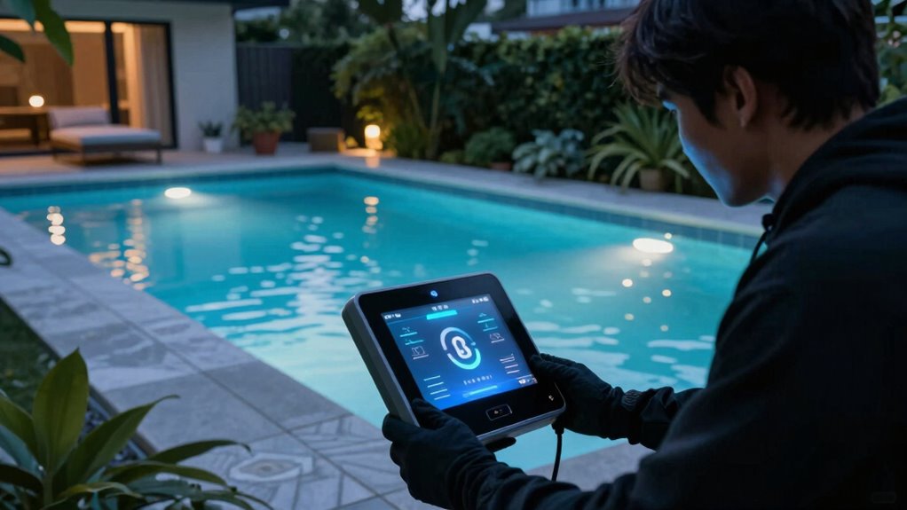 pool system hacking signs
