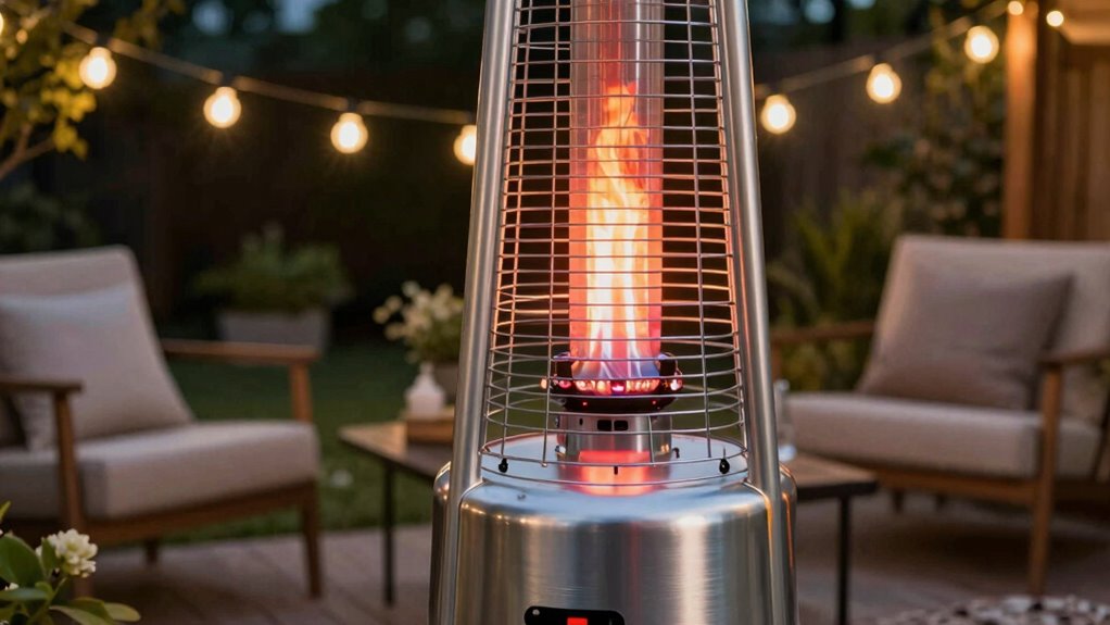 portable efficient outdoor heating