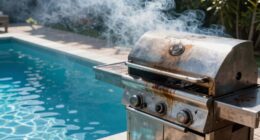preventing grill smoke residue