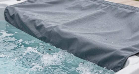 proper hot tub cover