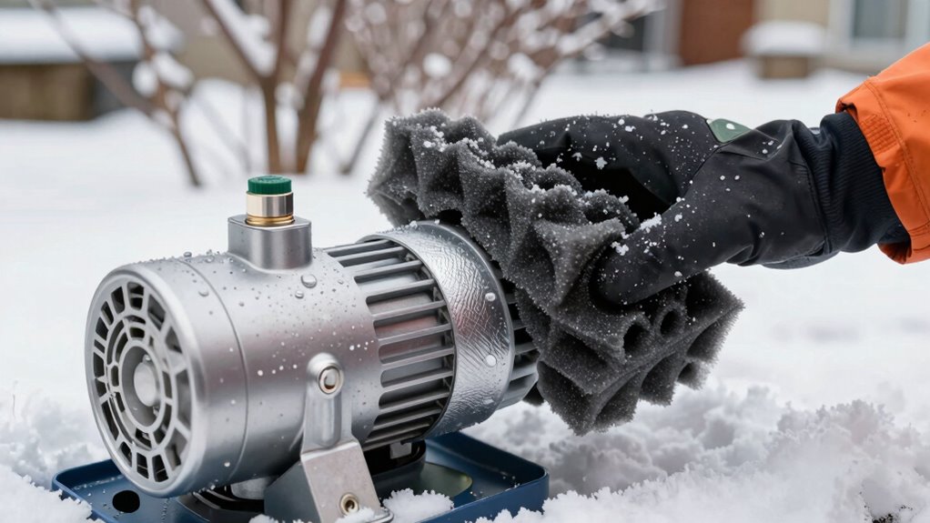 protect pump and filter