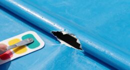 repair vinyl liner tears