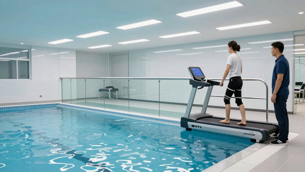 safe aquatic treadmill use
