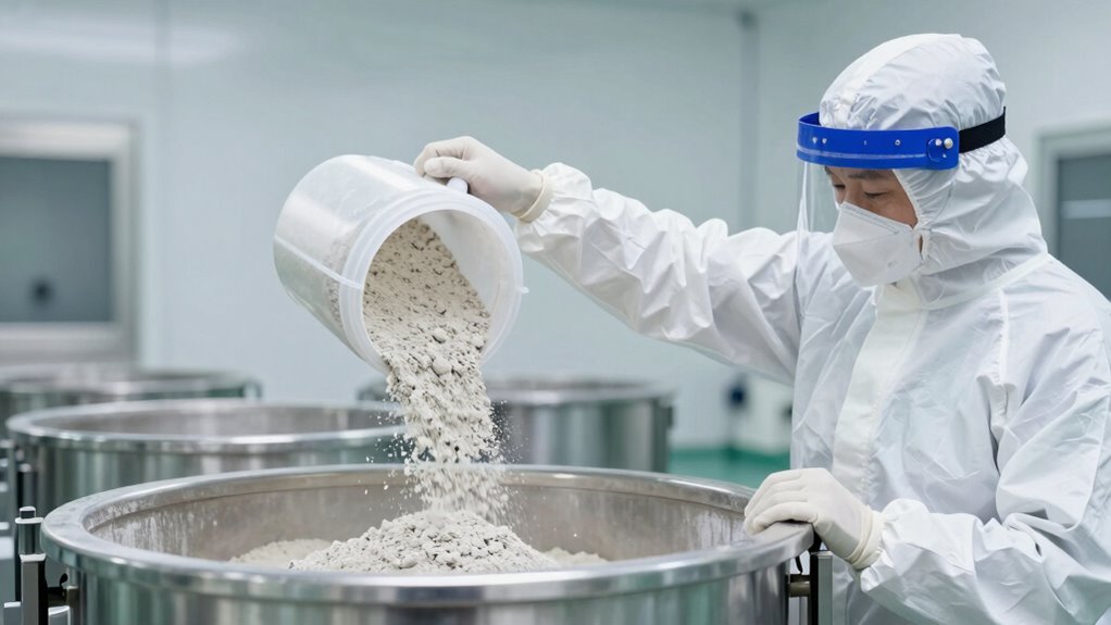 safe diatomaceous earth handling